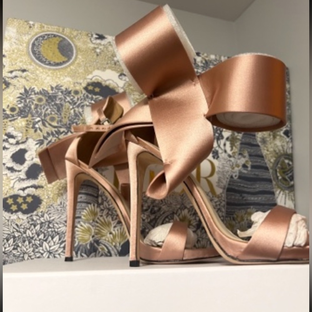 AMINAH ABDUL JILLIL Bow Heels. - Picture 2 of 4